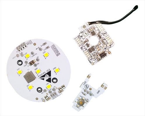 Dobra cena 1 warstwa aluminium PCB z białą soldermaską LF HAL do oświetlenia w Internecie