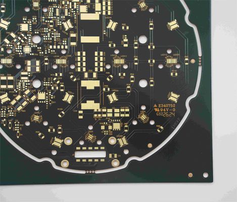 Dobra cena 2 warstwy PCB miedziane 2W/M*K Baza miedziana 1,6 mm Grubość Czarny soldermask Separacja termoelektryczna w Internecie