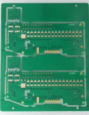 Dobra cena Niestandardowy prototyp zielonego soldermask PCB z złotą tablicą palców z naszego najlepszego procesu produkcyjnego w Internecie