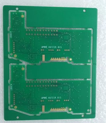 Dobra cena 1.6mm grubość tablicy szybki obrót próbka PCB z zanurzeniem złota i złota Finger powierzchnia Finish Black Solder Mask w Internecie
