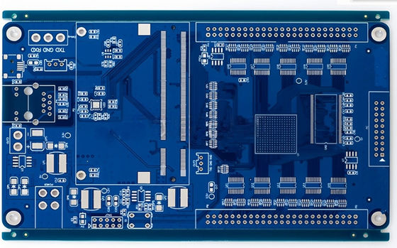 Dobra cena Blue Solder Mask PCB o wysokiej częstotliwości w grubości 1,6 mm dla potrzeb wysokiej częstotliwości w Internecie