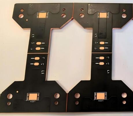 Dobra cena 1 warstwa miedzi z czarną maską lutowniczą do oświetlenia PCB w Internecie