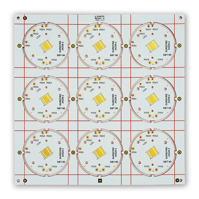 Dobra cena Obwód miedziany na bazie miedzi 1-warstwowy obwód 2 uncje ENIG 199,00 mm * 199,00 mm w Internecie