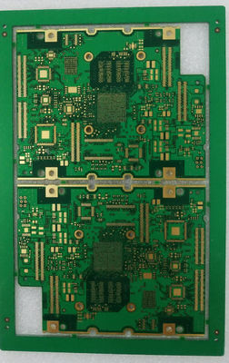 Dobra cena HDI PCB Board 6L 1OZ EING 0.1mm Otwór złoty palec Zielony soldermask dla strumienia danych w Internecie